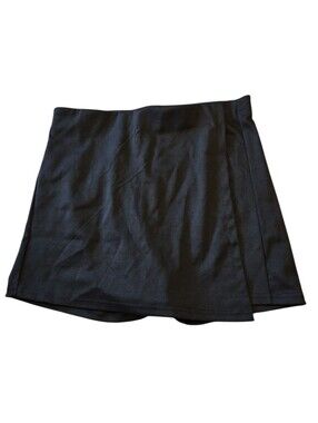 Black Women's A-Line Mini Skort Maze Size Xl
